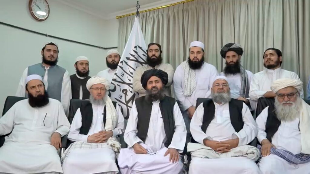 Taliban leader Sirajuddin Haqqani makes first public appearance