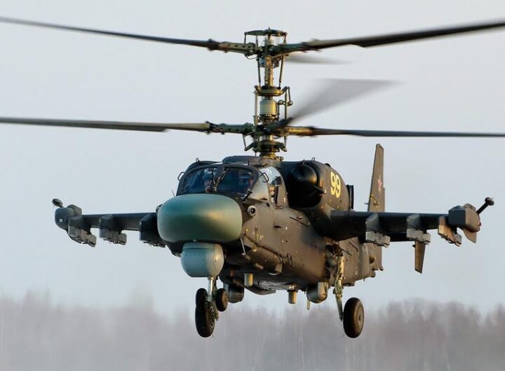 Ukraine: Russian Ka-52 Alligator Flown By Elite Military Unit Shot Down; Video Caught On Camera