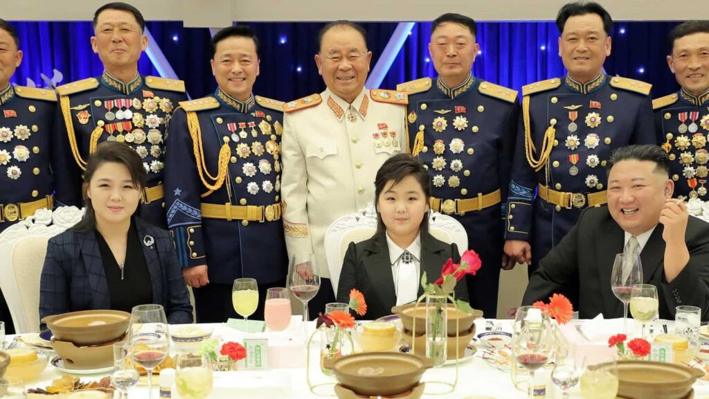 Kim Jong Un's wife spotted with ‘missile’ .