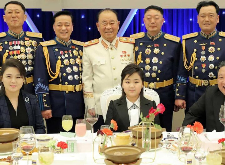 Kim Jong Un's wife spotted with ‘missile’ .